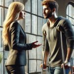 Yaralanmalı kaza tazminatı alınması için sigorta ile görüşen bir kazazede